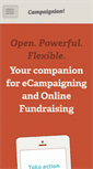 Mobile Screenshot of campaignion.org